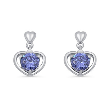 Heart Stud Earring